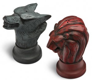 Game Of Thrones House Salt And Pepper Shakers