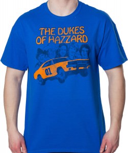 The Dukes Of Hazzard Head Shots T-Shirt