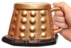 Doctor Who Gold 3D Dalek Mug
