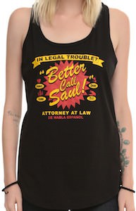 Black Better Call Saul Logo Tank Top