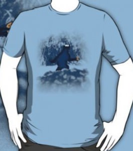 Sesame Street Cookie Monster Sasquatch T-Shirt