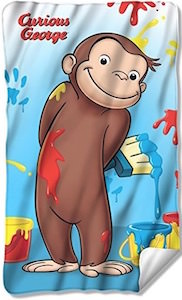 Curious George Painting Blanket