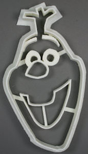 Snowman Olaf Cookie Cutter