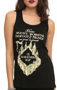 Harry Potter Marauder's Map Women's Tank Top