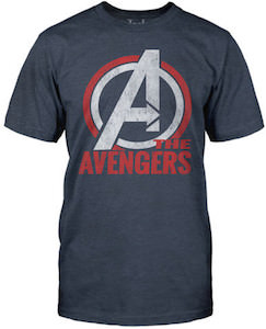 The Avengers Blue Logo T-Shirt