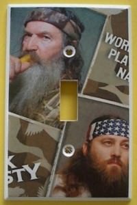 Willie And Phil Duck Dynasty Light Switch Cover