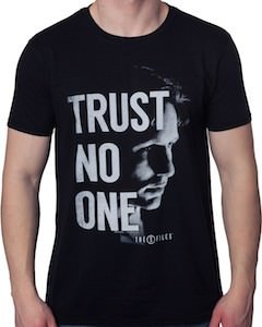 The X Files Mulder Trust No One T-Shirt