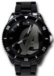 Avengers Logo Black Metal Watch