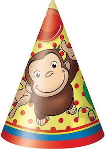 Curious George Cone Party Hats