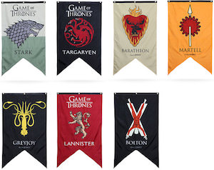 Game of Thrones House Banners