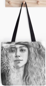 Orphan Black Helena Portrait Tote Bag