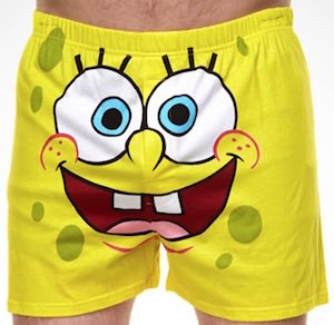 spongebob bathing suit mens