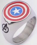 The Avengers Captain America Logo Ring