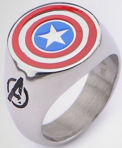 The Avengers Captain America Ring