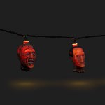 Walking Dead Walker Heads String Lights