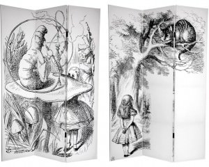 Alice in Wonderland Oriental Partition Screen