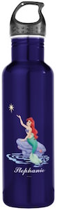 Ariel The Little Mermaid Personalized Water Bottle