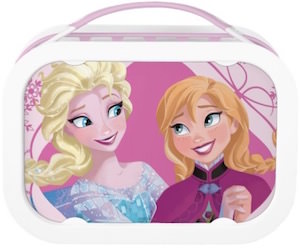 Frozen Pink Anna And Elsa Lunch Box