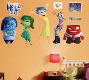 Inside Out Characters Wall Decal