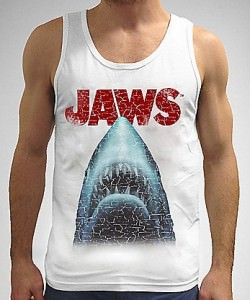 Jaws Classic Movie Poster Tank Top