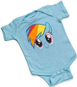 Rainbow Dash Baby Bodysuit