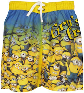 Minions Gru's Crew Boys Swim Shorts