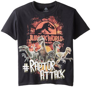 Jurassic World Raptor Attack Kids T-Shirt