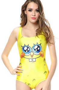 Women's SpongeBob One Piece Swimsuit