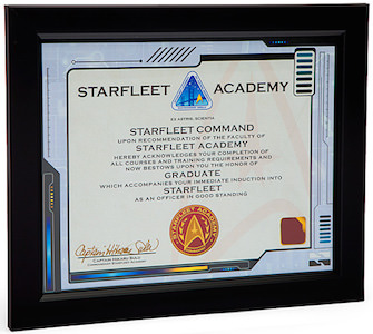 Starfleet Academy Graduate Certificate