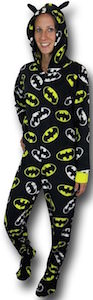 Women's Batman Logo Onesie Pajama