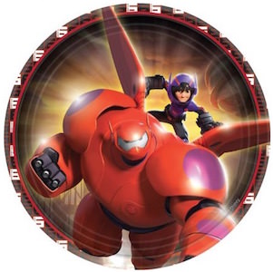 Big Hero 6 Party Plates