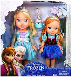 Anna And Elsa As Toddlers Doll Set