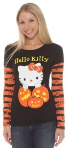 Halloween Hello Kitty Long Sleeve Shirt