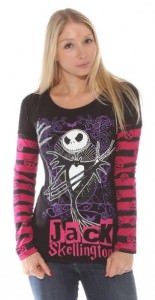 Jack Skellington Halloween Long Sleeve Shirt