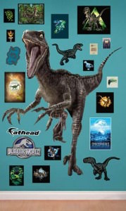 Jurassic World Velociraptor Wall Decal Set