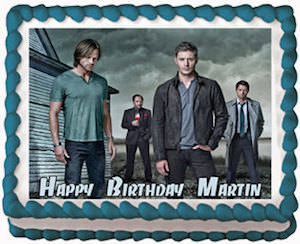 Supernatural Edible Cake Topper Image