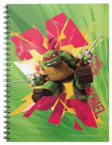 TMNT Notebook Featuring Raphael