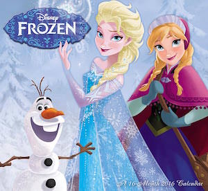 Disney 2016 Frozen Wall Calendar