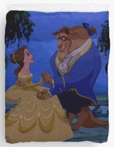 Beauty And The Beast Duvet Cover