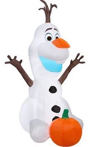 Frozen Halloween Olaf Outdoor Inflatable Decoration