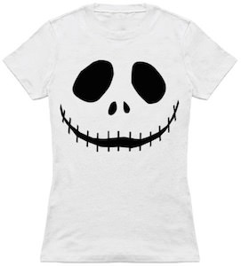 Nightmare Before Christmas Jack Skellington Face T-Shirt