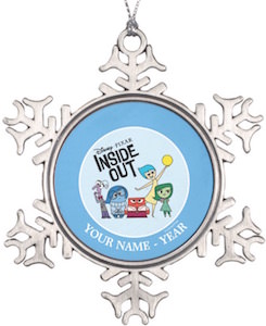 Inside Out Personalized Emotions Christmas Ornament