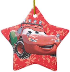 Lightning McQueen Christmas Ornament