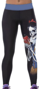 Snow White Skeleton Leggings