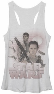 Star Wars Rey And Finn Tank Top