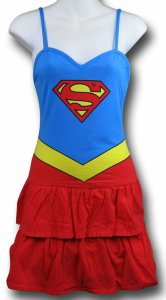 Supergirl Tiered Ruffles Dress