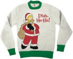 Homer Simpsons Doh Ho Ho Ugly Christmas Sweater