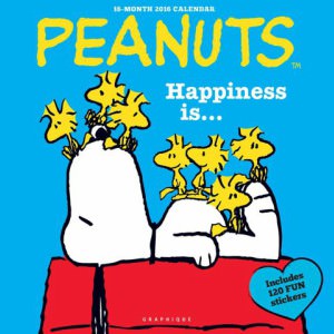 2016 Happiness Is Peanuts Wall Calendar