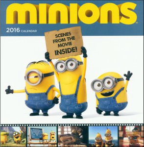 2016 Minion Movie Wall Calendar