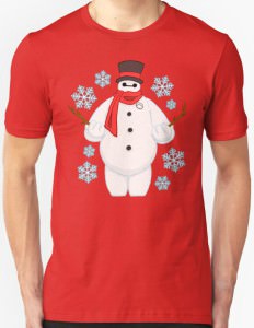 Baymax The Frosty Snowman T-Shirt